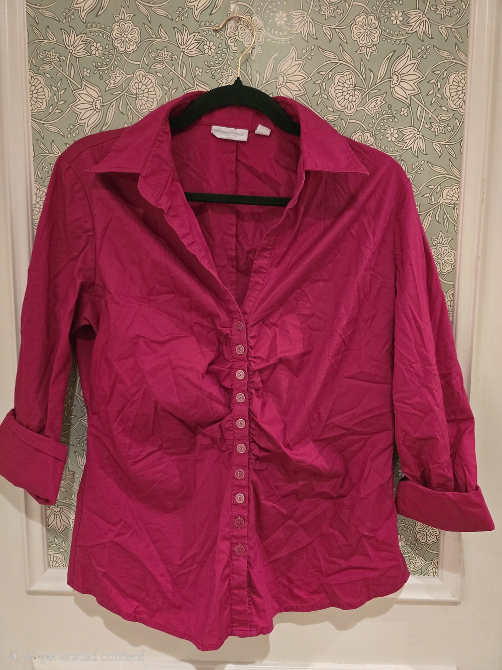 New York & Company Button-up Blouse - Picture 2 of 8